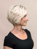 Dia | Short Blonde Human Hair Wig - Image 4