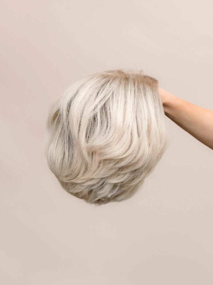 Dia | Short Blonde Human Hair Wig - Image 5