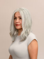 Lynx 16" | Grey Human Hair Wig - Image 3