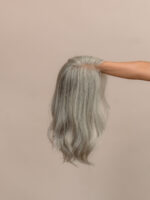 Lynx 16" | Grey Human Hair Wig - Image 5