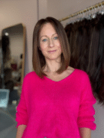 Brunette bob human hair wig