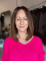 Brunette bob human hair wig