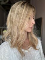 Silk Topper Blonde 18 inches Human Hair