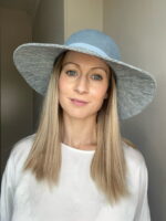 Honey 16" |  Blonde Human Hair Hat Wig - Image 5