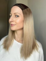 Honey 16" |  Blonde Human Hair Hat Wig - Image 7