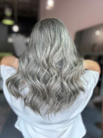 grey human hair wig