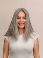 Misty 18" |  Grey Human Hair Wig