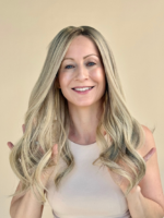 Astra 20" | Blonde Human Hair Wig - Image 7