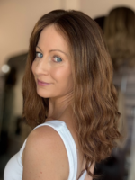 Cinnamon 18″ | Brunette Wavy Human Hair Wig - Image 5