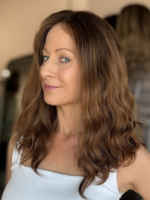 Cinnamon 18″ | Brunette Wavy Human Hair Wig - Image 3