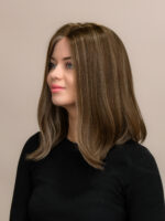 Coco 14" | Brunette Human Hair Wig - Image 3