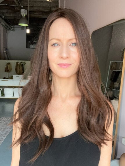 human hair topper