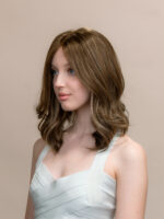 Coco 16" | Brunette Human Hair Wig - Image 3
