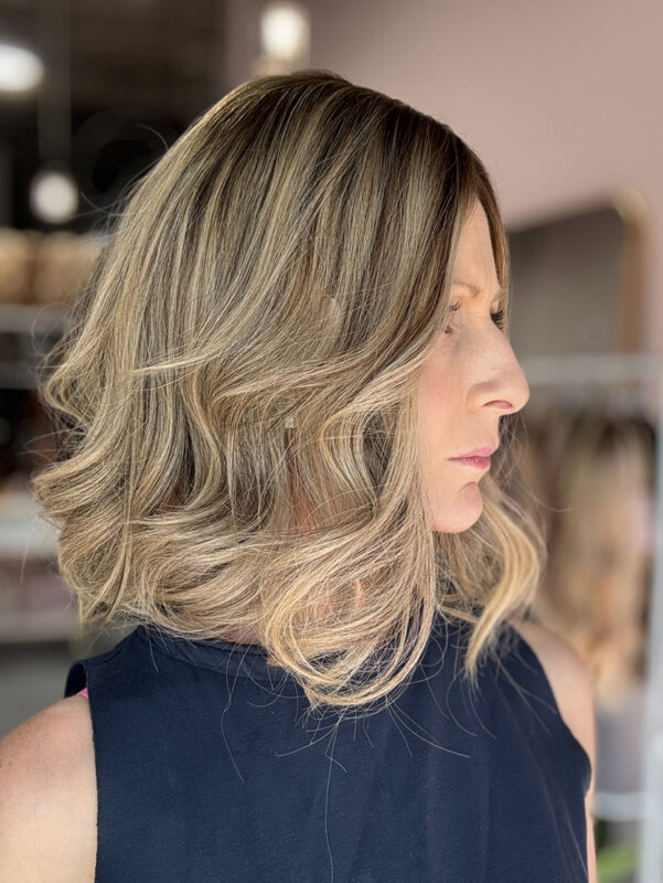 Chanel 12" | Human Hair Silk Topper