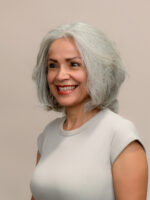 Lynx 11" | Short Grey Human Hair Wig - Image 3