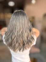 Misty 18" |  Grey Human Hair Wig - Image 3