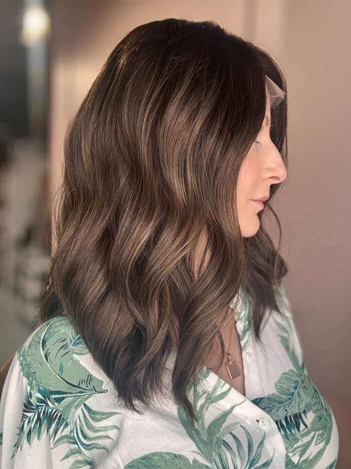 Brandy 16" | Brunette Human Hair Wig - Image 2