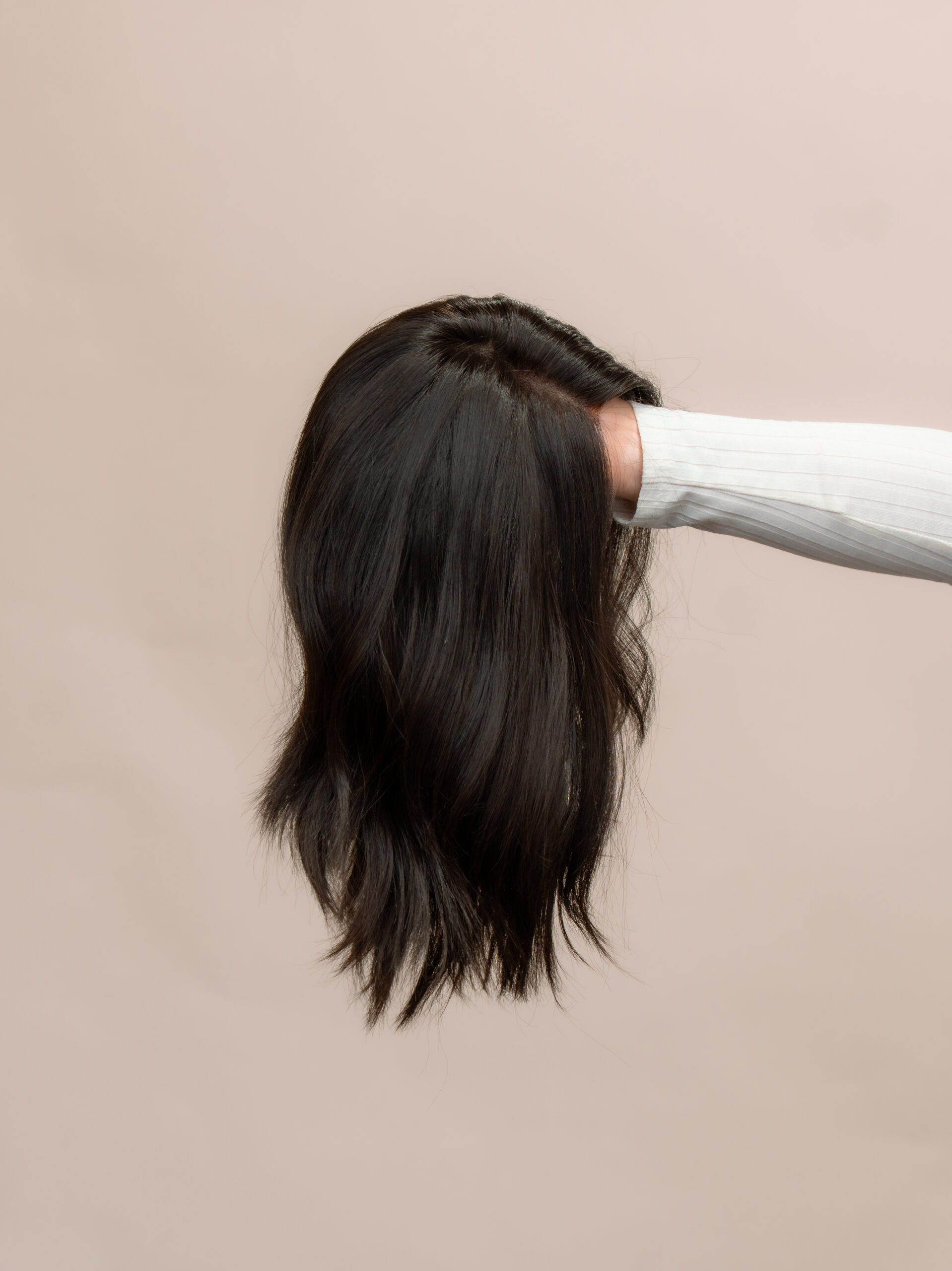 DNZ01490 Onyx 14" |  Black Human Hair Wig - Image 4