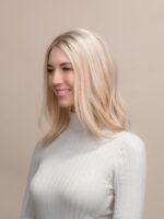 Lulu 16" | Blonde Human Hair Lace Topper - Image 3