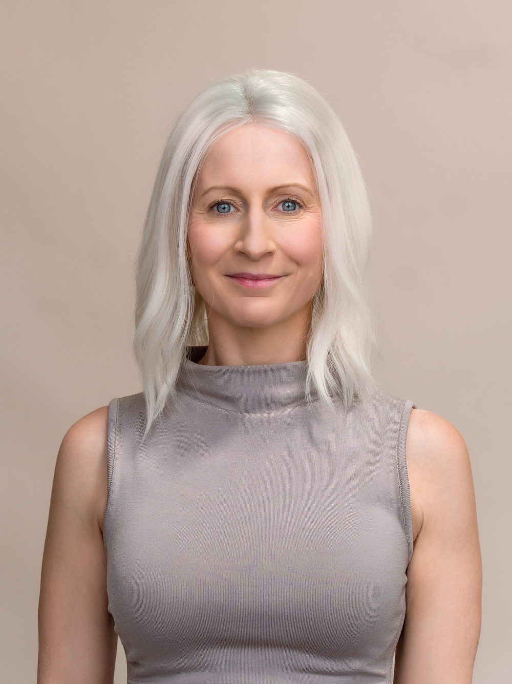 DNZ03089 Blanche 12" | White Human Hair Lace Topper - Image 1