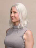 Blanche 12" | White Human Hair Lace Topper - Image 3