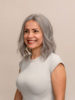 Opal 14″ | Grey Human Hair Lace Topper - Image 3