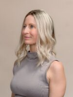 Dia 16" | Blonde Human Hair Lace Topper - Image 3