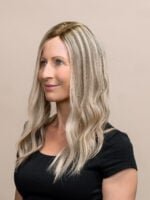 Candy 18" | Blonde Human Hair Silk Topper - Image 3