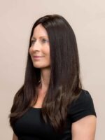 Samara 20" |  Brunette Human Hair Silk Topper - Image 3