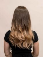 Zelda 18" | Brunette Human Hair Silk Topper - Image 4