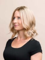 Portia 14" | Blonde Human Hair Lace Topper - Image 3