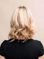 Portia 14" | Blonde Human Hair Lace Topper - Image 4