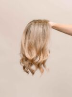 Portia 14" | Blonde Human Hair Lace Topper - Image 5