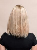 Blake 12" |  Blonde Human Hair Silk Topper - Image 4
