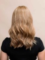 Pandora 16" |  Blonde Human Hair Lace Topper - Image 4