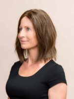 Coco 12" |  Brunette Human Hair Lace Topper - Image 3