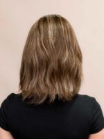 Coco 12" |  Brunette Human Hair Lace Topper - Image 4