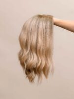 Portia 16" | Blonde Human Hair Lace Topper - Image 5