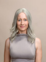 Lynx 16" | Grey Human Hair Lace Topper - Image 2