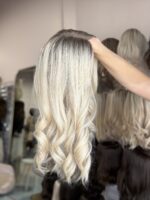 Minx 18" | Blonde Human Hair Silk Topper - Image 7