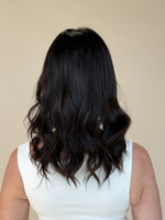 Onyx 16" | Black Human Hair Lace Topper - Image 7