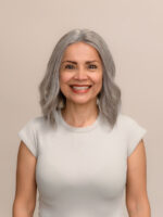 Opal 14″ | Grey Human Hair Lace Topper