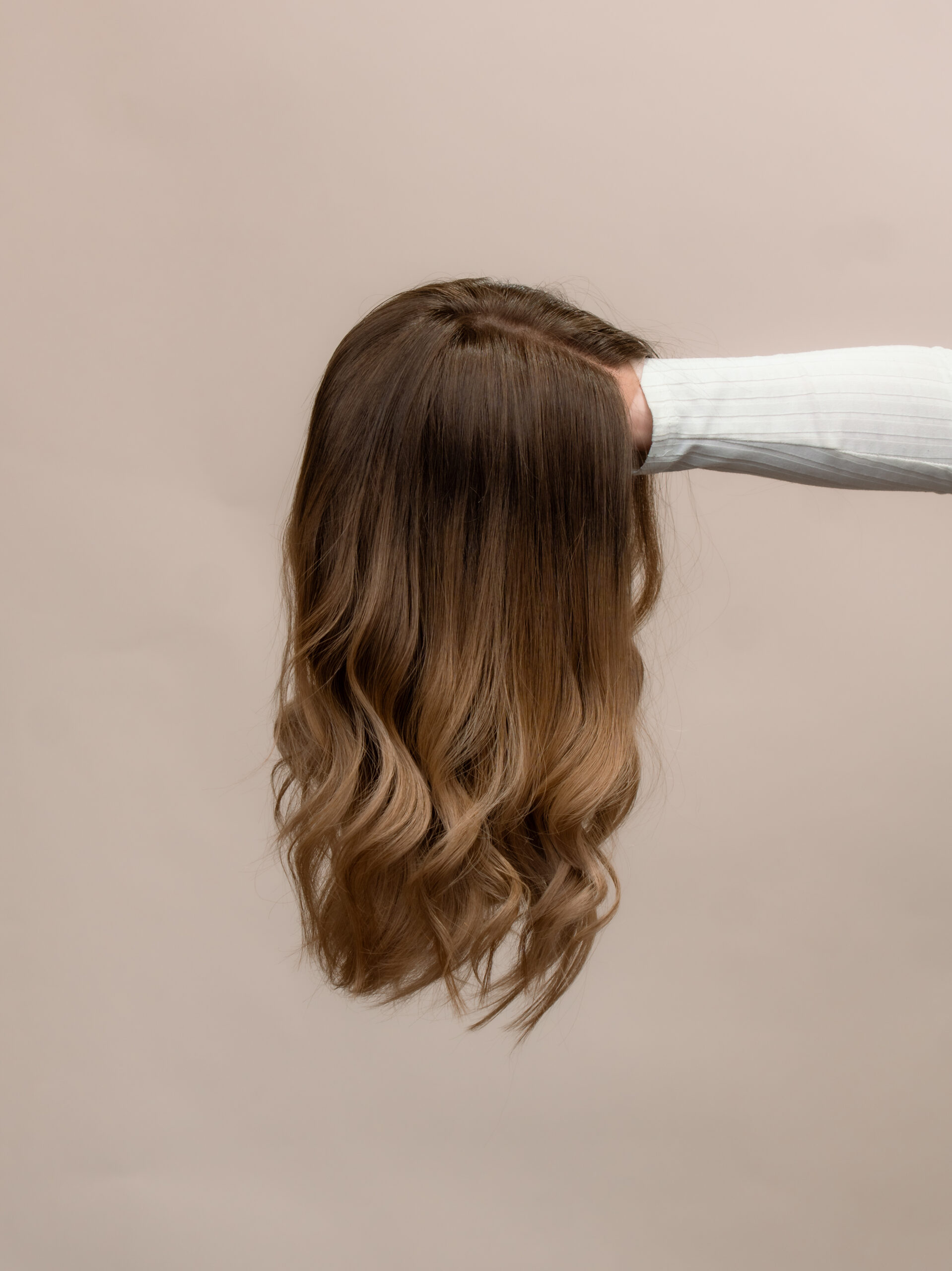 DNZ01422 Zelda 16" | Brunette Human Hair Wig - Image 4