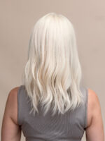 Blanche 16" | White Human Hair Lace Topper - Image 4
