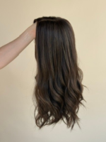 Chantal 16" | Brunette Human Hair Wig - Image 8