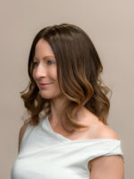 Zelda 14" | Brunette Human Hair Lace Topper - Image 3