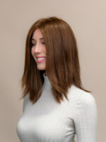 Scarlett 16" | Brunette Human Hair Wig - Image 3