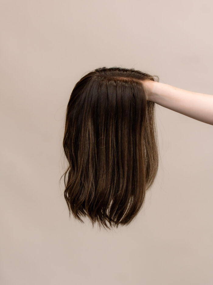 Lexie 14" | Brunette Human Hair Wig - Image 4