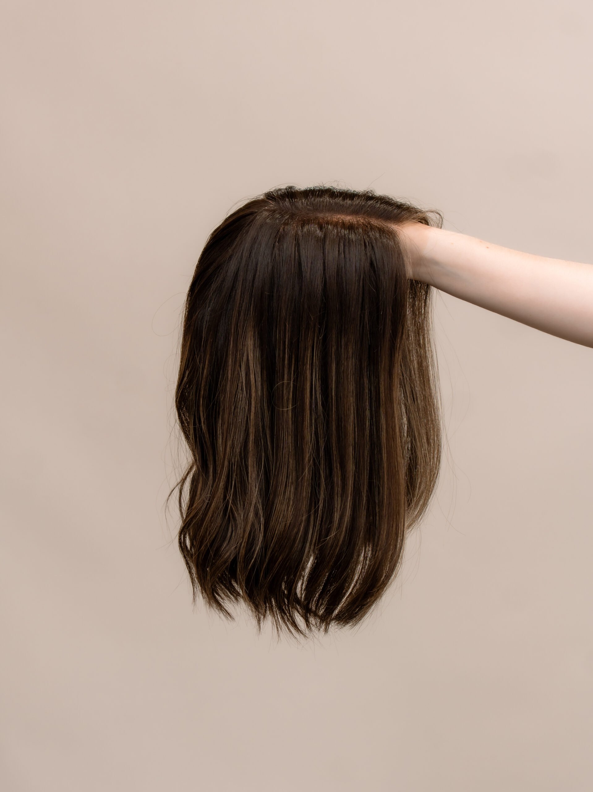 DNZ02585v2 Lexie 14" | Brunette Human Hair Wig - Image 4