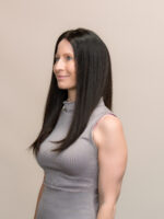 Onyx 20" | Black Human Hair Lace Topper - Image 3